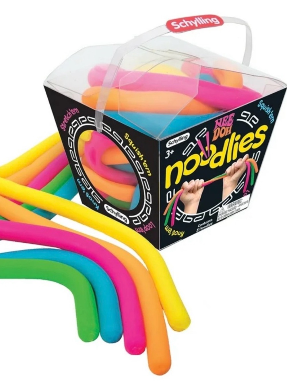 Noodlies Stretchy Party Noodles – Multicolor Pack